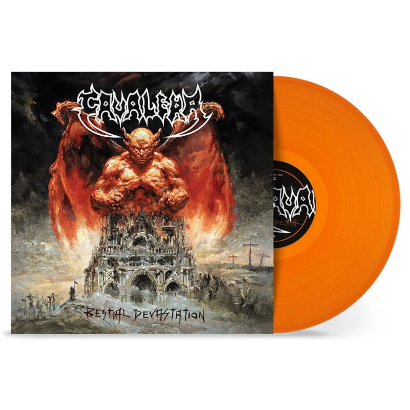 CAVALERA - Bestial Devastation - ORANGE LP