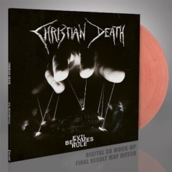 CHRISTIAN DEATH - Evil Becomes Rule - CRYSTAL CLEAR & RED MARBLED LP
