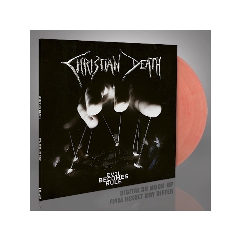 CHRISTIAN DEATH - Evil Becomes Rule - CRYSTAL CLEAR & RED MARBLED LP