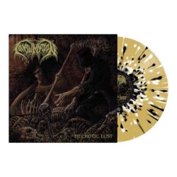 CONSUMPTION - Necrotic Lust - BEER WHITE BLACK SPLATTER LP