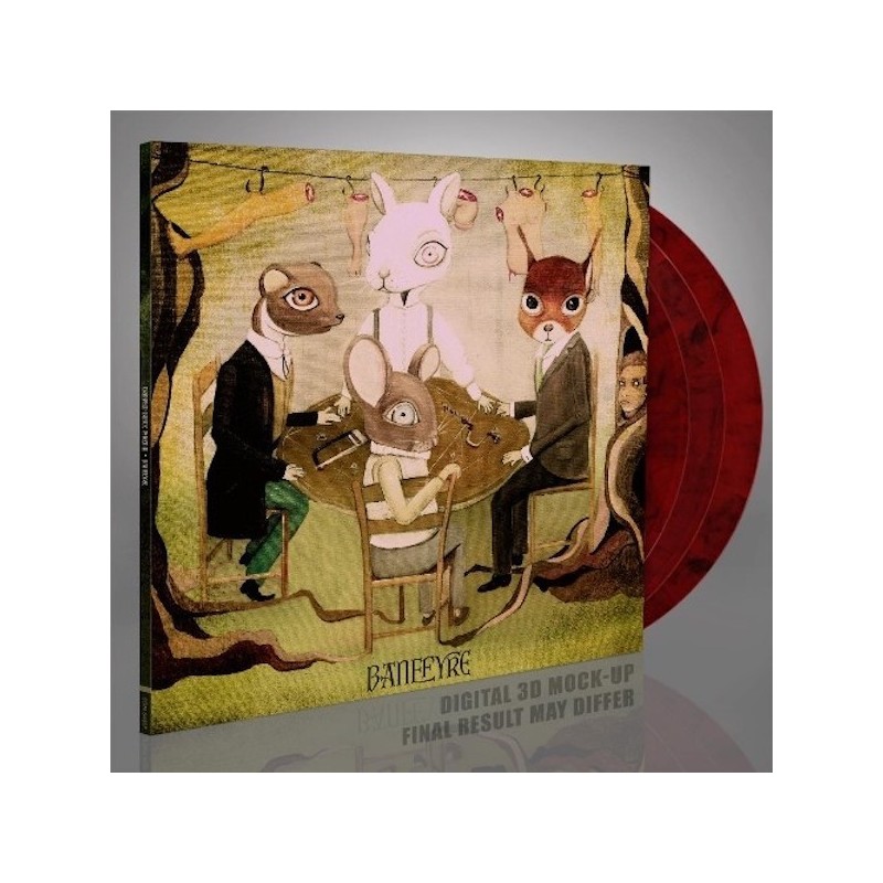 CRIPPLED BLACK PHOENIX - Banefyre - RED & BLACK MARBLED 3LP