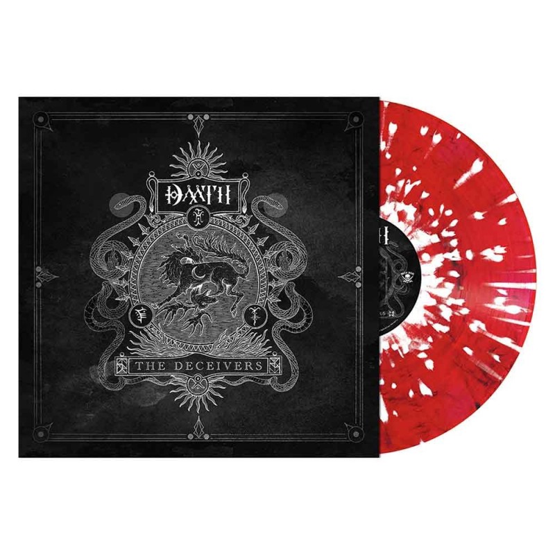 DÅÅTH - The Deceivers - RED W/ WHITE SPLATTERS LP