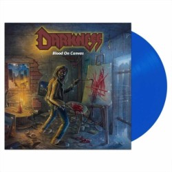 DARKNESS - Blood On Canvas - BLUE LP