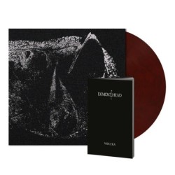 DEMON HEAD - Viscera - DARK RED BLACK MARBLED LP