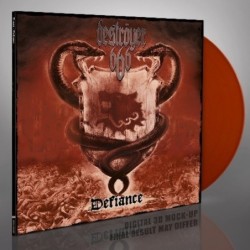 DESTRÖYER 666 - Defiance - GOLD & ORANGE MIXED LP