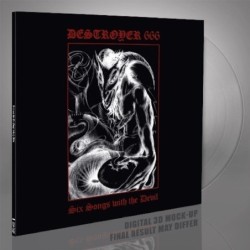 DESTRÖYER 666 - Six Songs With The Devil - GLASS TRANSPARENT LP