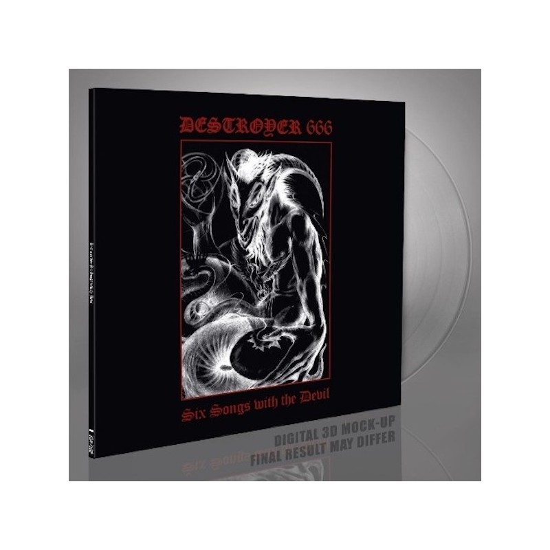 DESTRÖYER 666 - Six Songs With The Devil - GLASS TRANSPARENT LP