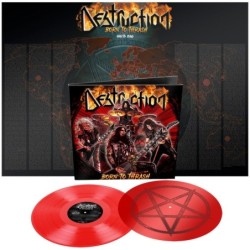 DESTRUCTION - Born To Thrash (Live In Germany) - TRANSPARENT RED 2LP