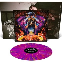 DEVIL MASTER - Satan Spits On Children Of Light - NEON VIOLET W/ SPLATTER LP