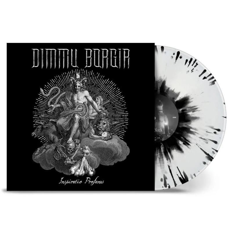 DIMMU BORGIR - Inspiratio Profanus - BLACK/WHITE SPLATTER LP