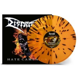 DISMEMBER - Hate Campaign - TRANSPARENT ORANGE W/ BLACK SPLATTER LP
