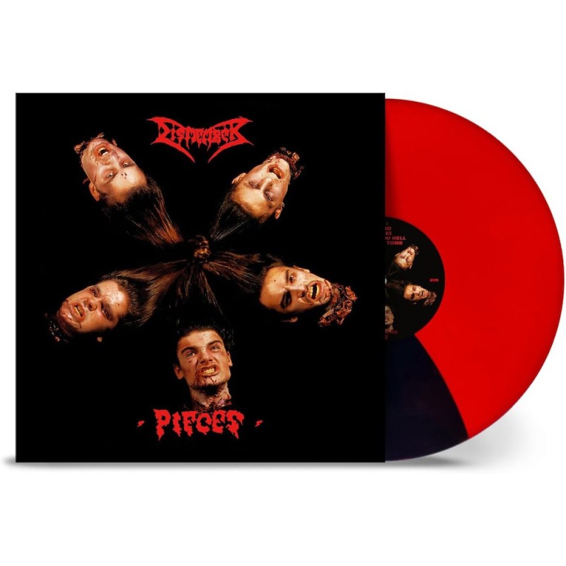 DISMEMBER - Pieces - RED/BLACK SPLIT LP
