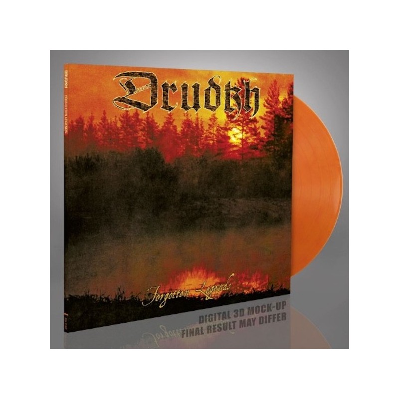 DRUDKH - Forgotten Legends - CRYSTAL CLEAR, ORANGE AND RED MARBLED LP