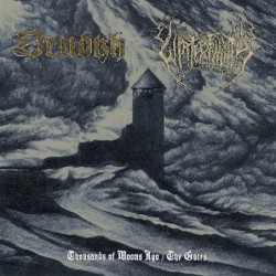 DRUDKH / WINTERFYLLETH - Thousands Of Moons Ago / The Gates - GOLD/BLACK MARBLED 12”MLP