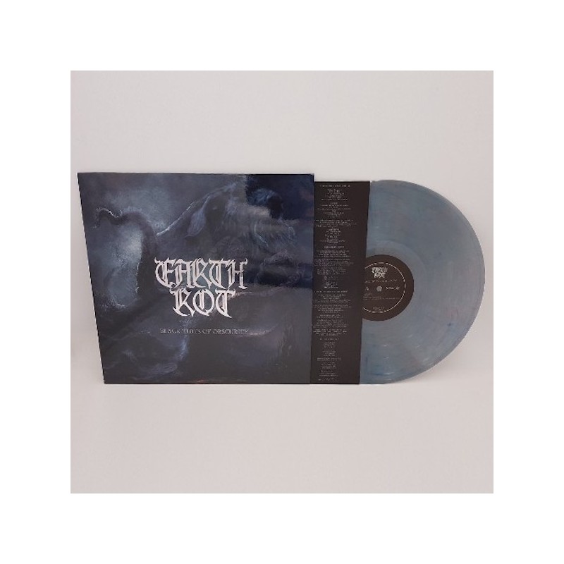 EARTH ROT - Black Tides Of Obscurity - CLEAR, RED & BLUE MIXED LP