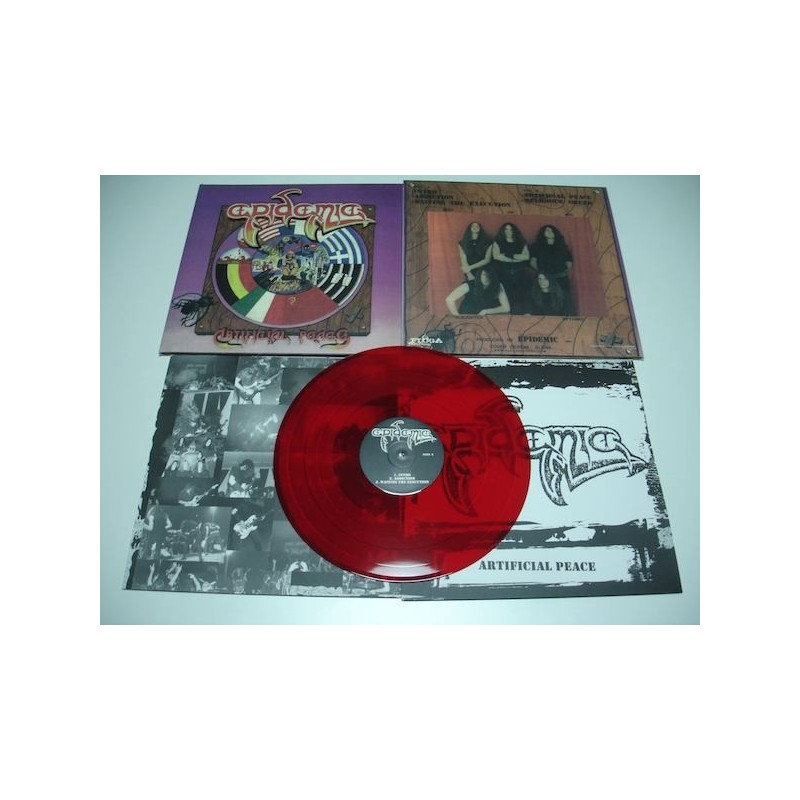 EPIDEMIC - Artificial Peace - RED VINYL LP