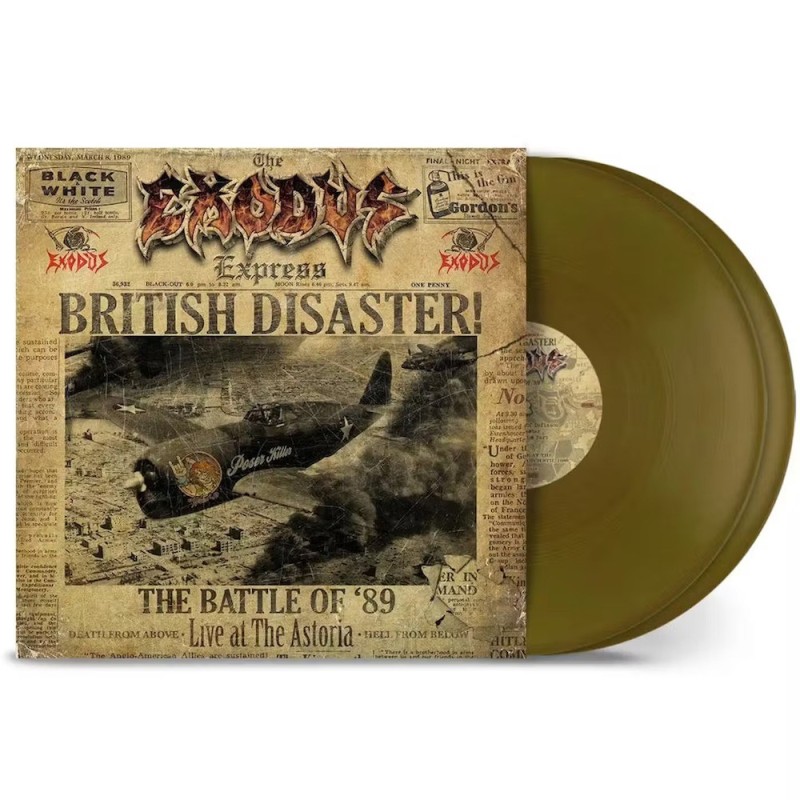 EXODUS - British Disaster: The Battle Of '89 (Live At The Astoria) - GOLD 2LP