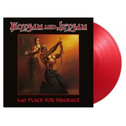 FLOTSAM AND JETSAM - No Place For Disgrace - TRANSLUCENT RED LP
