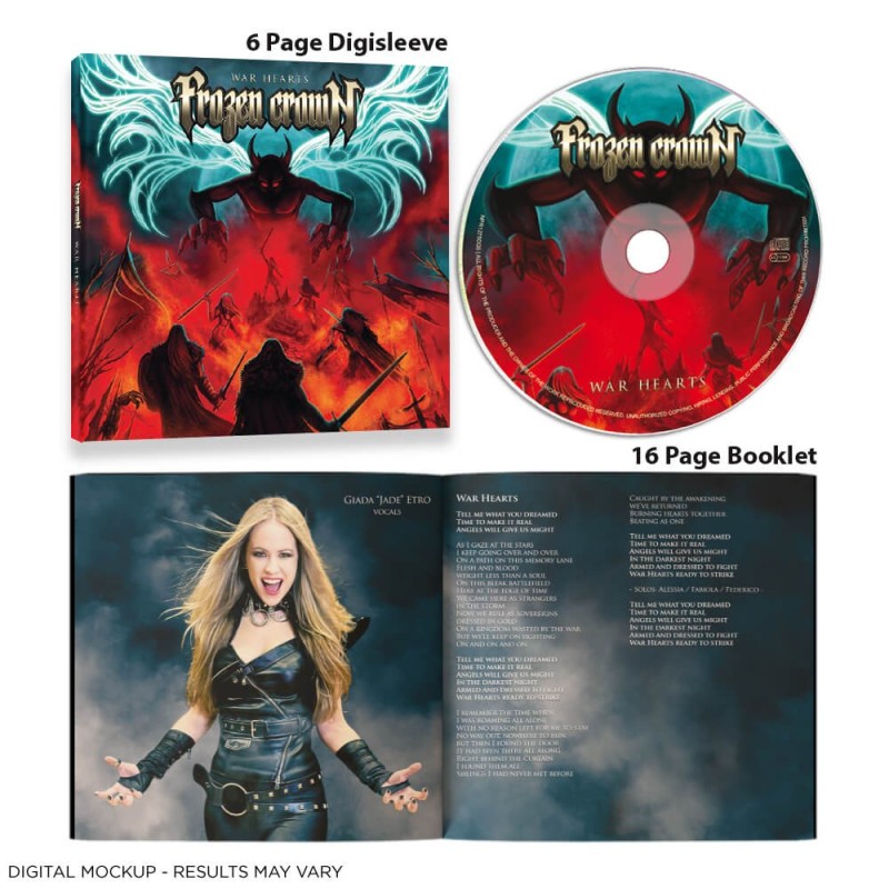 FROZEN CROWN - War Hearts - DIGI CD