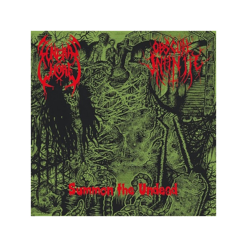 FUNERAL WHORE / OBSCURE INFINITY - Summon The Undead - 7"EP