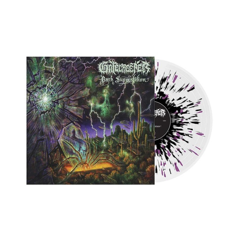 GATECREEPER - Dark Superstition - CLEAR/BLACK/PURPLE SPLATTER LP