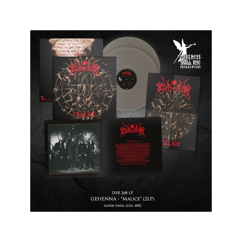 GEHENNA - Malice (Our Third Spell) - SILVER 2LP