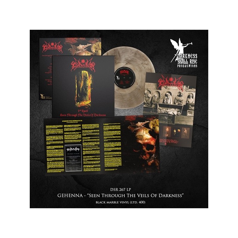 GEHENNA - Seen Through The Veils Of Darkness (The Second Spell) - TRANSPARENT/BLACK MARBLE LP