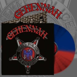 GEHENNAH - Metal Police - HALF RED/HALF BLUE LP