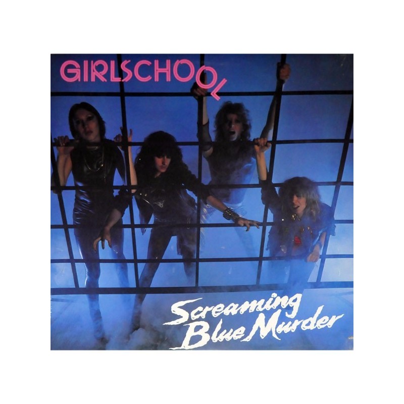 GIRLSCHOOL - Screaming Blue Murder - BLUE VINYL LP
