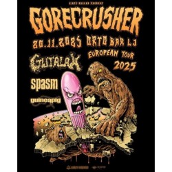 GUTALAX, SPASM, GUINEAPIG - Ljubljana, 20.11.2025 - TICKET