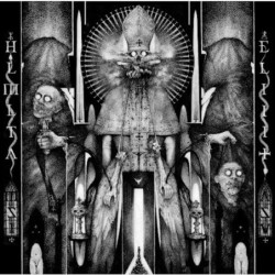 HELL MILITIA - Hollow Void - SILVER & BLACK MARBLED LP