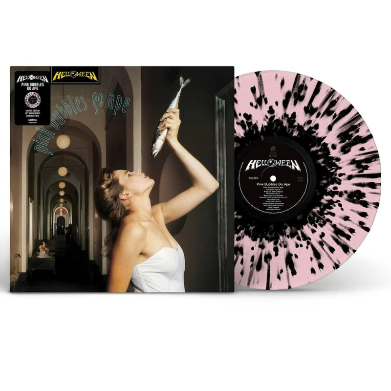HELLOWEEN - Pink Bubbles Go Ape - SPLATTER LP