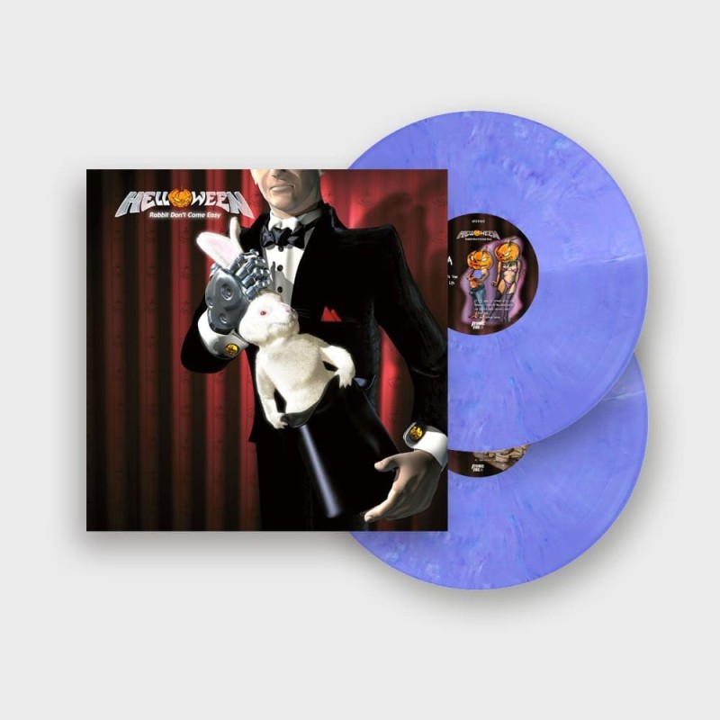 HELLOWEEN - Rabit Don't Come Easy - WHITE/PURPLE/BLUE MARBLED 2LP