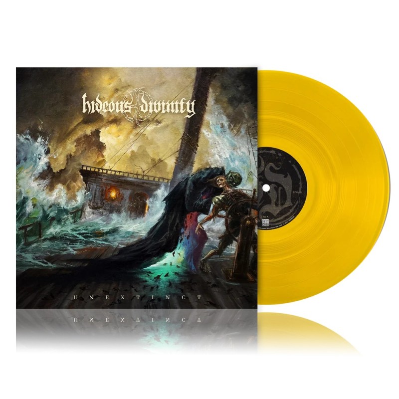 HIDEOUS DIVINITY - Unextinct - TRANSPARENT SUN YELLOW LP