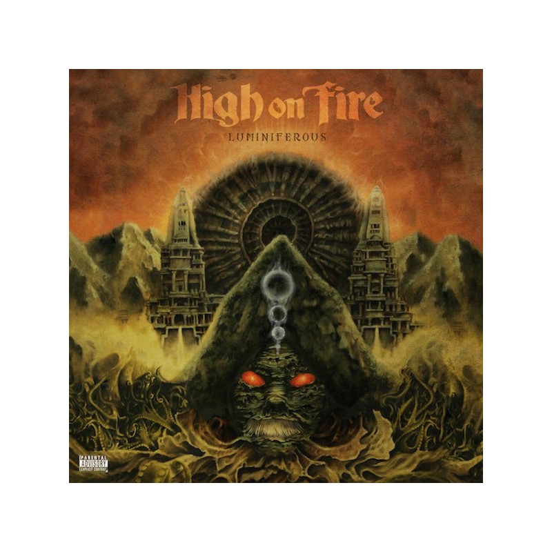 HIGH ON FIRE - Luminiferous - OLIVE GREEN 2LP