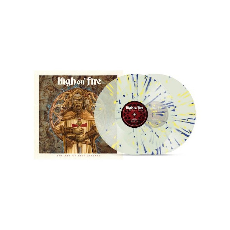 HIGH ON FIRE - The Art Of Self Defense - LEMON/COBALT SPLATTER 2LP