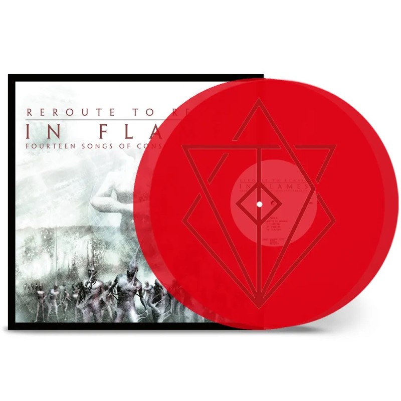 IN FLAMES - Reroute To Remain - TRANSPARENT RED LP