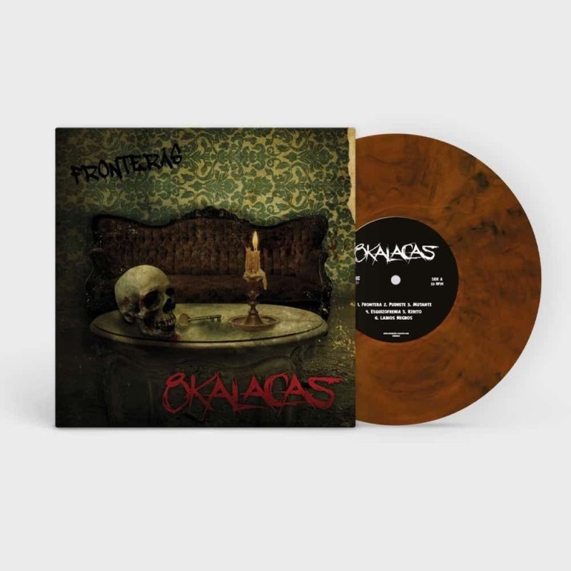 8 KALACAS - Fronteras - ORANGE BLACK MARBLED LP