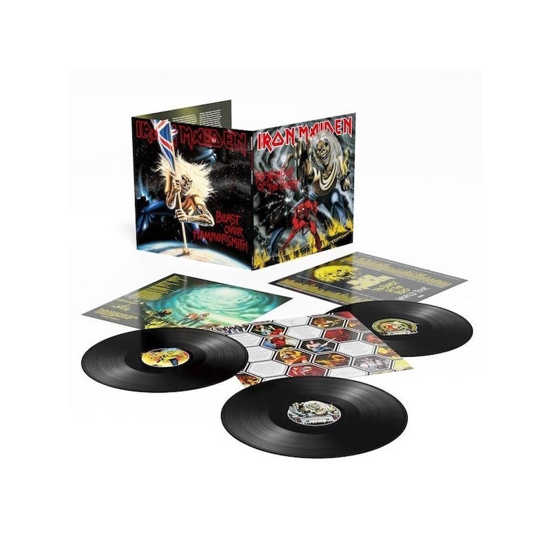 IRON MAIDEN - The Number Of The Beast / Beast Over Hammersmith - 40TH ANNIVERSARY 3LP