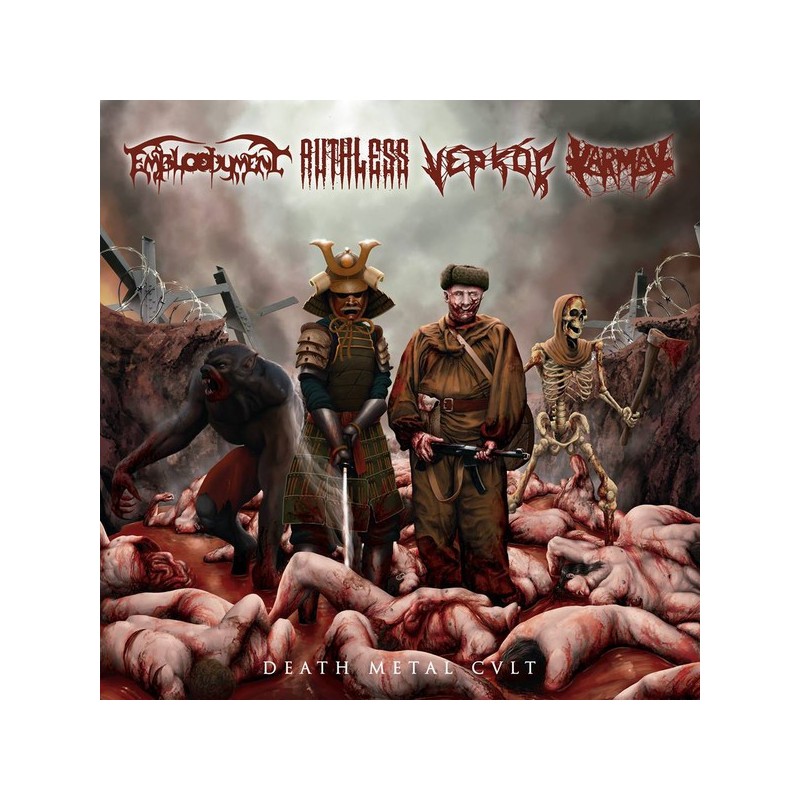 KARMAK / EMBLOODYMENT / RUTHLESS / VEPKOÇ - Death Metal Cult - LP