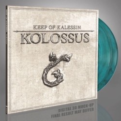 KEEP OF KALESSIN - Kolossus - TURQUOISE & BLACK MARBLED 2LP