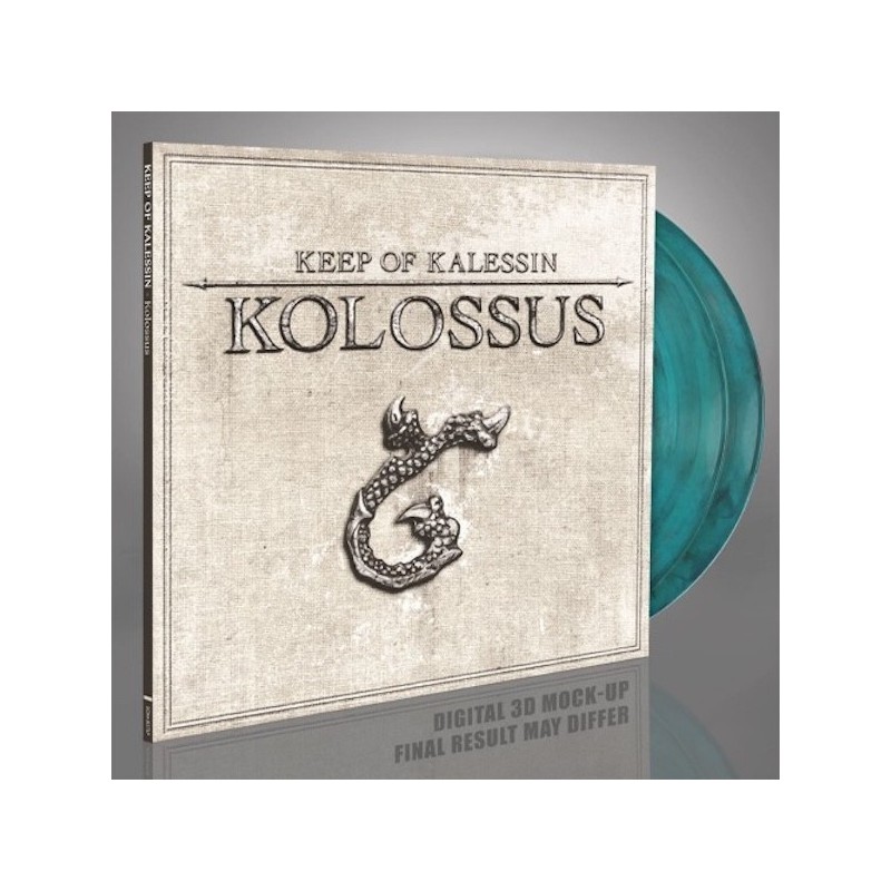KEEP OF KALESSIN - Kolossus - TURQUOISE & BLACK MARBLED 2LP