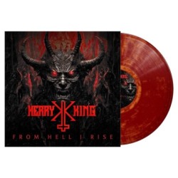 KERRY KING - From Hell I Rise - DARK RED / ORANGE MARBLED LP