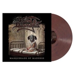 KING DIAMOND - Masquerade Of Madness - CLEAR VIOLET BROWN MARBLED MLP