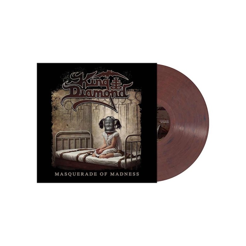 KING DIAMOND - Masquerade Of Madness - CLEAR VIOLET BROWN MARBLED MLP