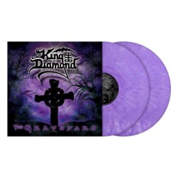 KING DIAMOND - The Graveyard - PURPLE RED WHITE MARBLED 2LP