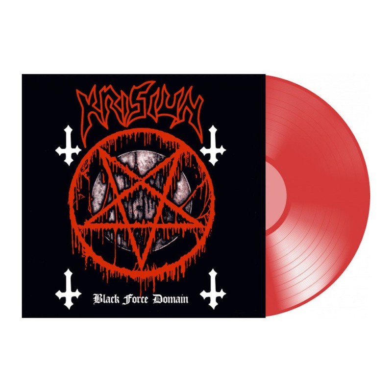 KRISIUN - Black Force Domain - TRANSPARENT RED LP