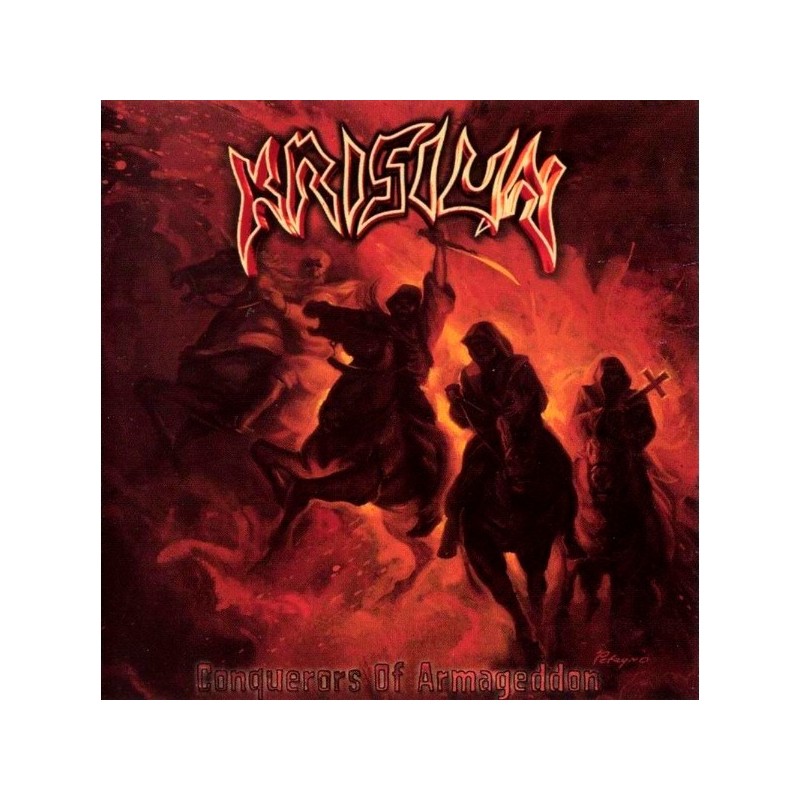 KRISIUN - Conquerors Of Armageddon - TRANSPARENT RED LP