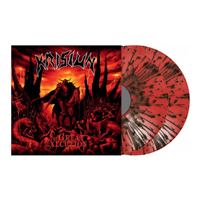 KRISIUN - The Great Execution - RED W/ BLACK SPLATTER 2LP
