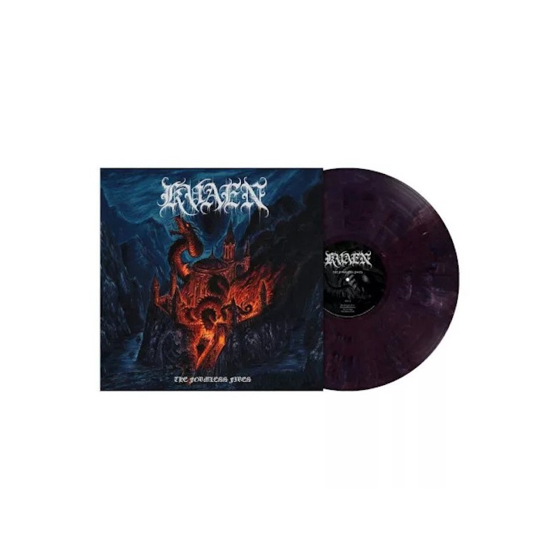 KVAEN - The Formless Fires - DARK VIOLET MARBLED LP